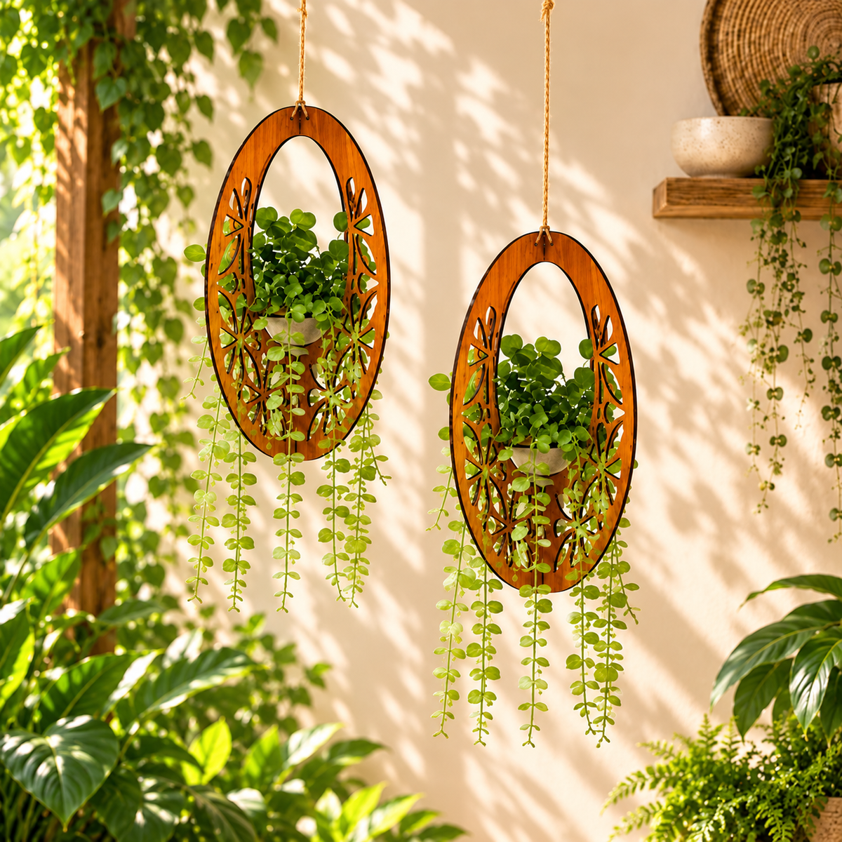 Petals Hanging Planter