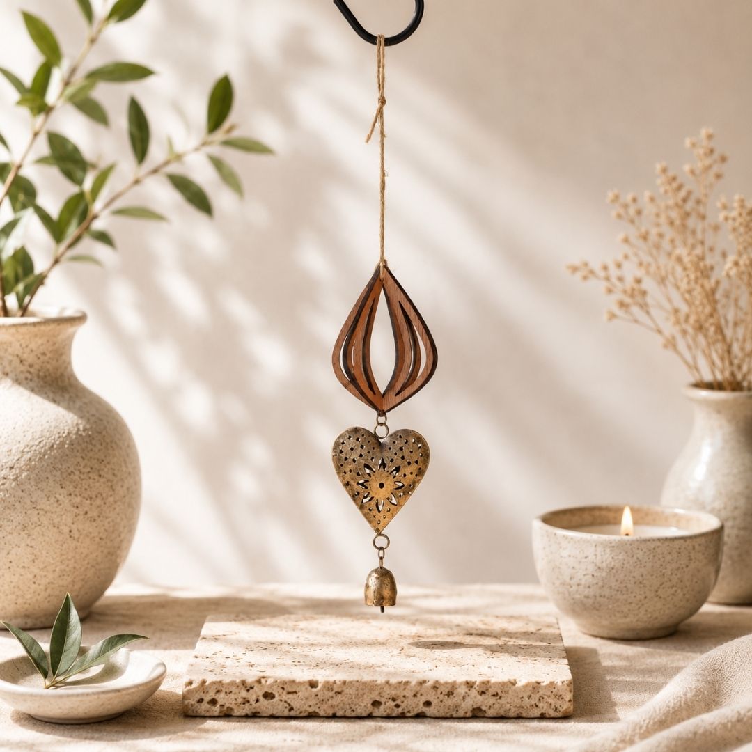 Rustic Heart Air Plant Hanger