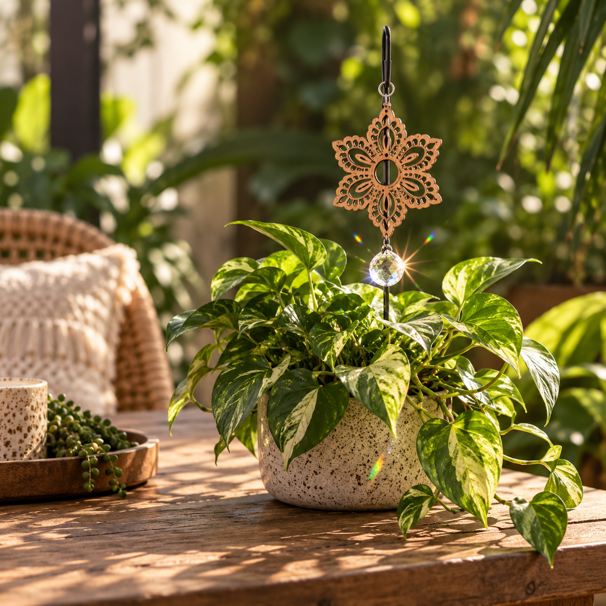 Plant Spike Suncatcher